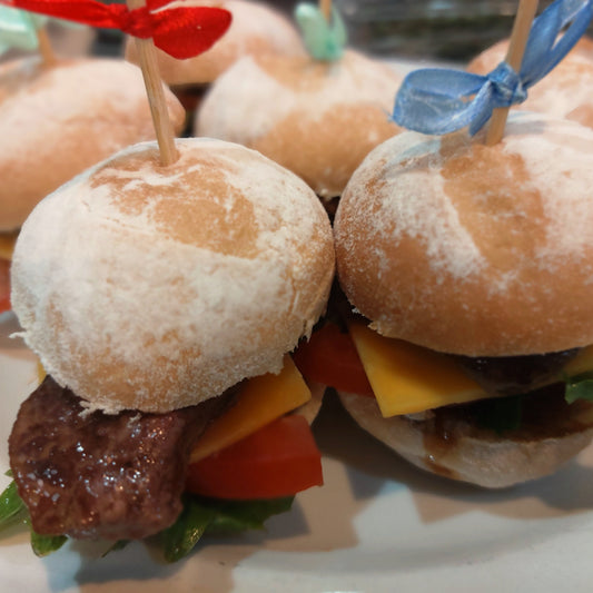 Mini steak rolls