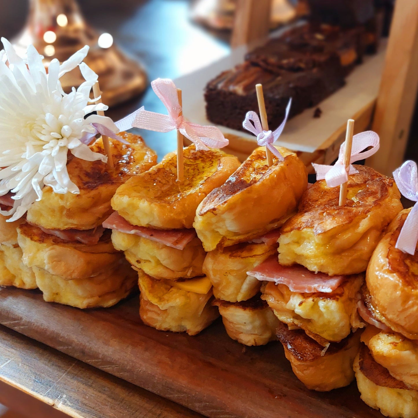 Mini french toast stackers per dozen