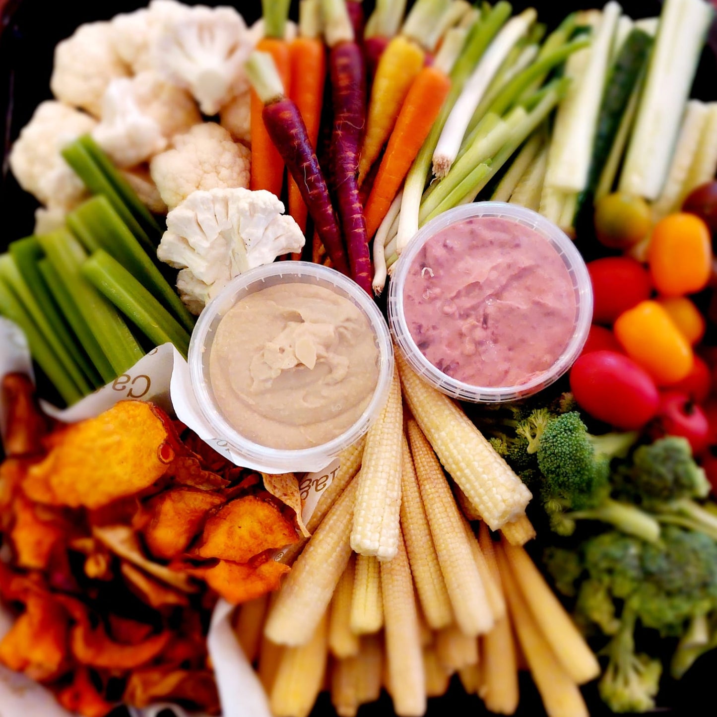 Fresh Crudité platter Vegan