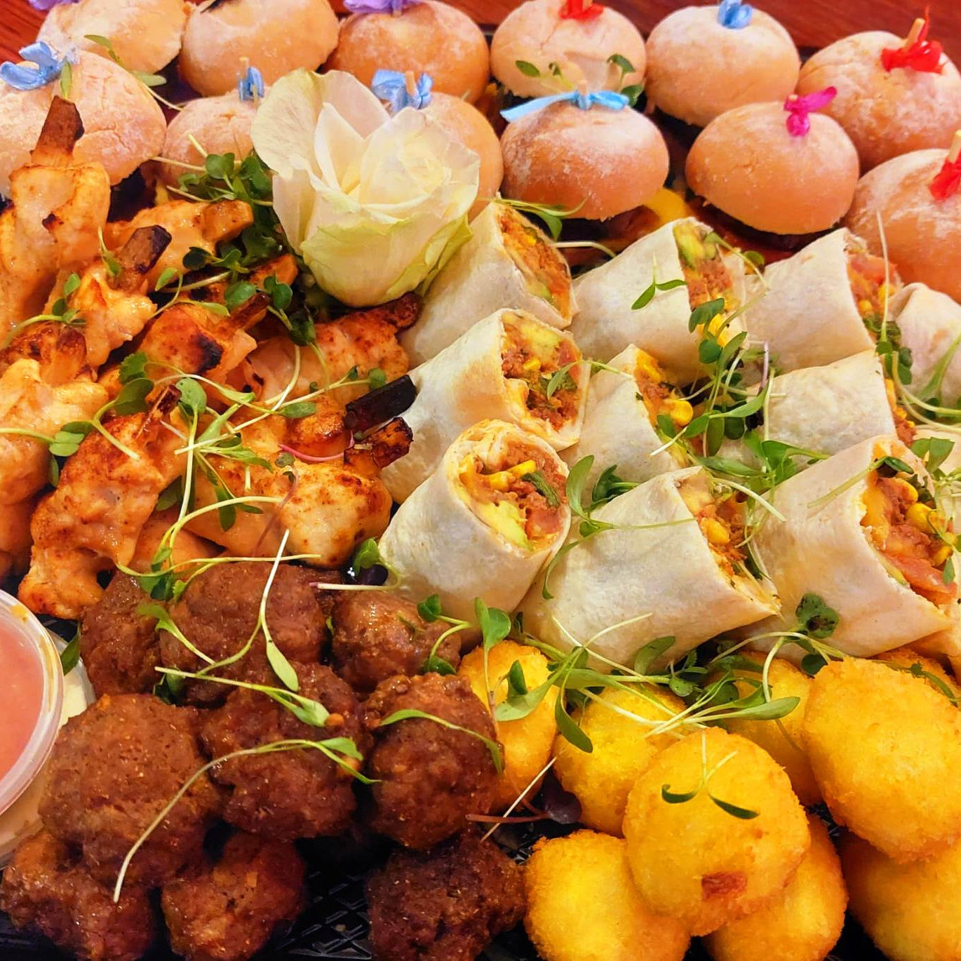 Hot n spicy Mexican platter