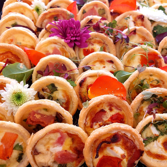 Mini quiche platter