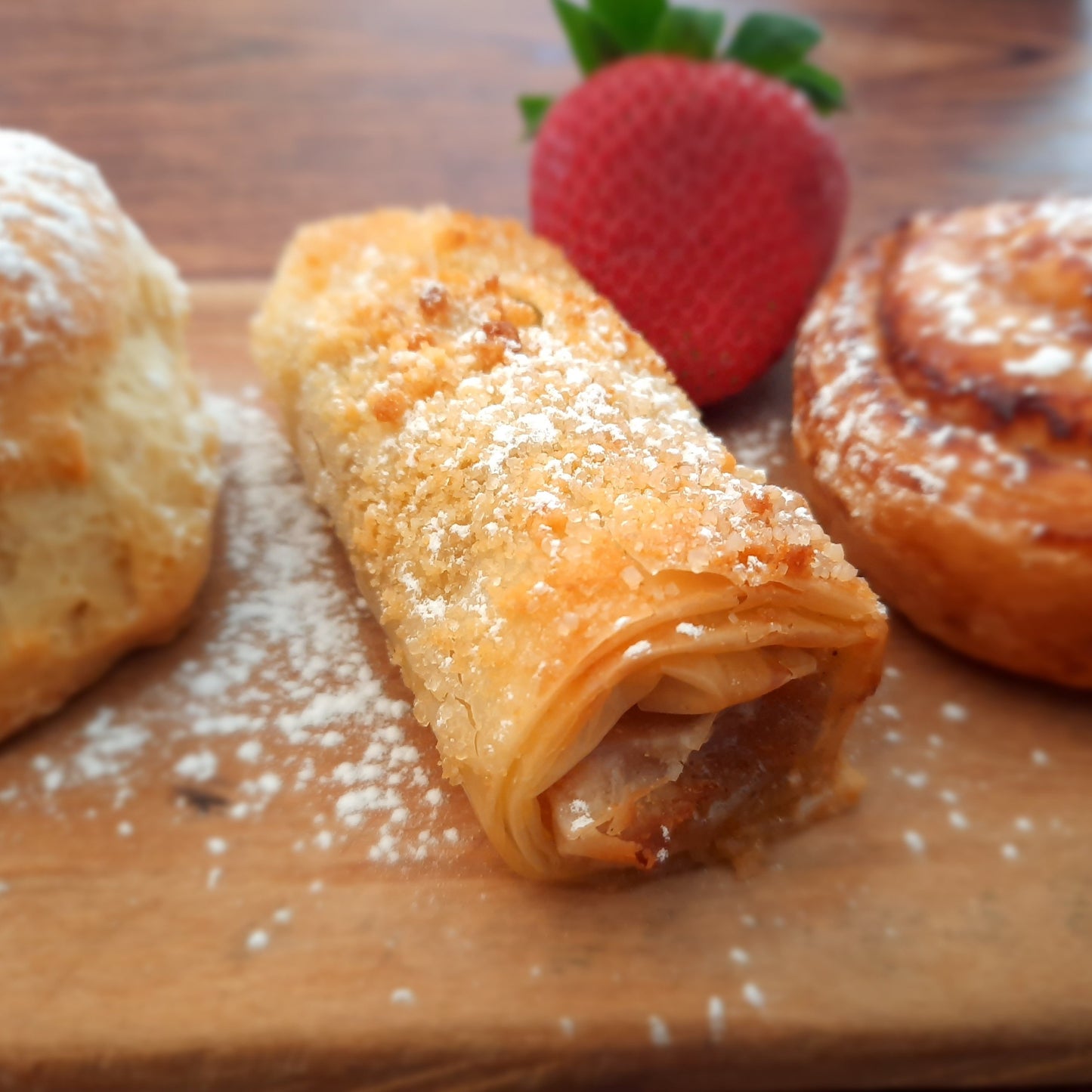 Homemade phyllo pastries