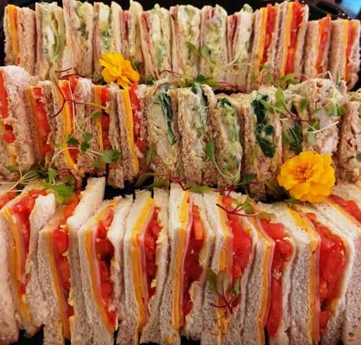 Good old sarmie platter